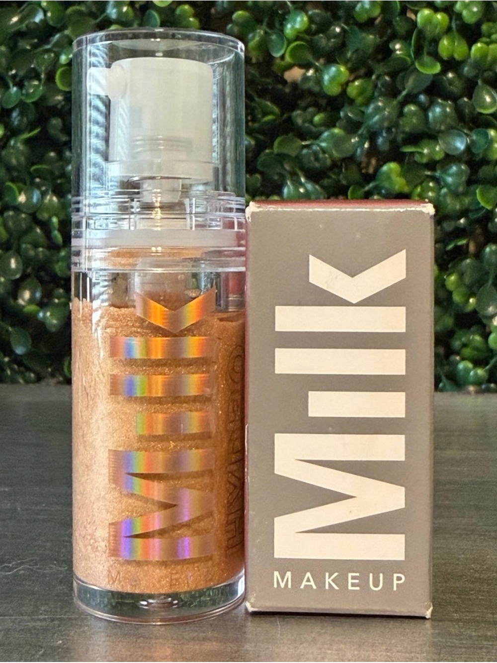 Milk Makeup Lip & Cheek in Werk 0.21 oz & Grip & Glow Illuminator Primer 10ml
